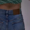 Topshop jeans med mellemhøj talje og løs pasform