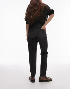 Topshop Mom Fit-jeans med høj talje