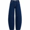 Tsbarrel High Rise Barrel Fit-Jeans