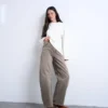 Tsbarrel jeans med høj talje og barrel-fit