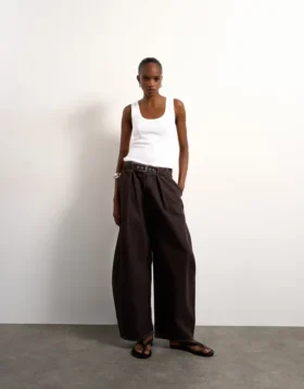 Tsbelle Mid Rise Barrel Fit-Jeans