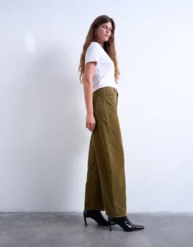 Tsbriana jeans med superlav talje og vid benvidde