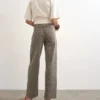 Tscinch-jeans med bred benvidde