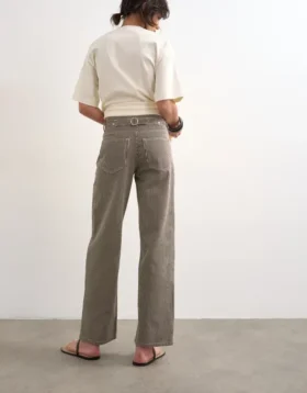 Tscinch-jeans med bred benvidde