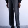 Tscinch jeans med lav talje og bred benvidde