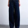 Tscinch jeans med lav talje og bred benvidde