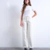 Tscinch jeans med lav talje og bred benvidde