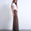 Tscinch jeans med lav talje og bred benvidde