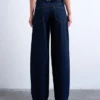 Tscinch jeans med lav talje og bred benvidde