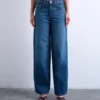 Tscinch jeans med lav talje og bred benvidde