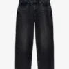 Tscinch jeans med lav talje og bred benvidde