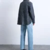 Tscinch-jeans med lav talje og vid benvidde