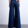 Tsclara-jeans med mellemhøj talje og bred benvidde