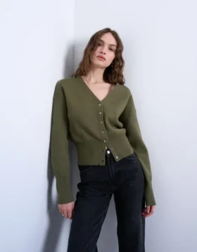 Tscompact strikket cardigan