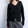 Tscompact strikket cardigan