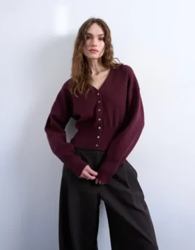 Tscompact strikket cardigan