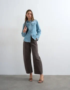 Tseddy denimskjorte