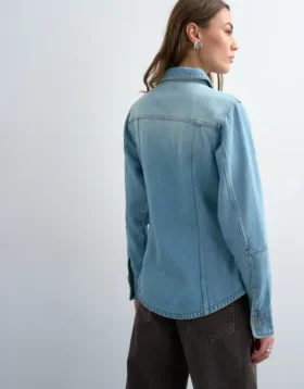 Tseddy denimskjorte