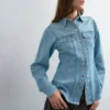 Tseddy denimskjorte