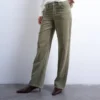 Tsember jeans med lav talje og almindelig pasform