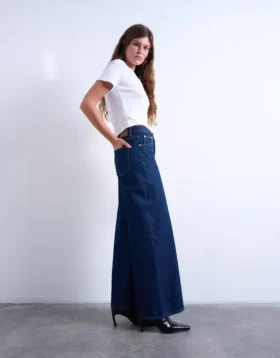 Tshorizon jeans med mellemhøj talje og bred benvidde