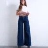 Tshorizon jeans med mellemhøj talje og bred benvidde
