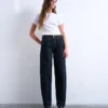 Tslowrie jeans med lav talje og løs pasform