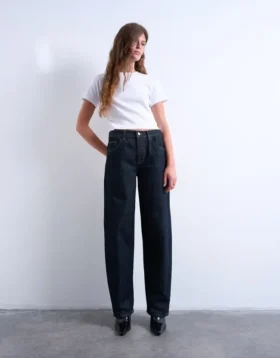 Tslowrie jeans med lav talje og løs pasform