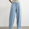 Tslowrie jeans med lav talje og løs pasform