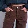 Tslowrie jeans med lav talje og løs pasform