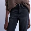Tsmolly jeans med høj talje i mom-fit