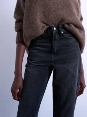 Tsmolly jeans med høj talje i mom-fit