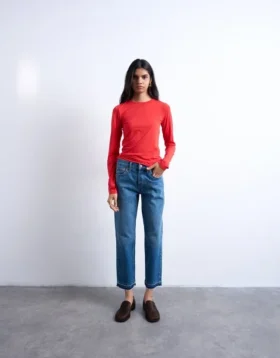 Tsrunway jeans med mellemhøj talje og lige pasform