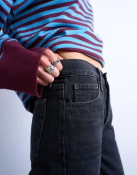 Tsrunway jeans med mellemhøj talje og lige pasform