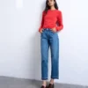 Tsrunway jeans med mellemhøj talje og lige pasform