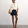Tssilje minidress med høj talje
