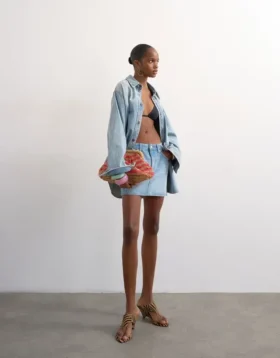 Tssilje minidress med høj talje