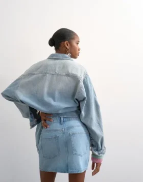 Tssilje minidress med høj talje