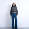Tssofie jeans med lav talje og almindelig pasform