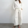 Tstilda jeans med mellemhøj talje og barrel-fit