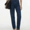 Tsyvonne High Rise Straight Fit-Jeans