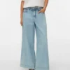 Vmaisa-jeans med mellemhøj talje og bred benvidde