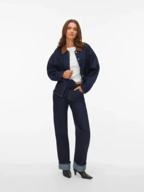 Vmallison jeans med mellemhøj talje og lige pasform