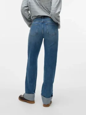 Vmallison jeans med mellemhøj talje og lige pasform