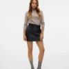 Vmalva kort shorts med høj talje
