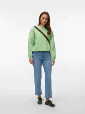 Vmamara jeans med mellemhøj talje og lige pasform