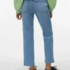 Vmamara jeans med mellemhøj talje og lige pasform