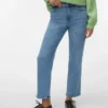 Vmamara jeans med mellemhøj talje og lige pasform