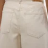 Vmannet jeans med mellemhøj talje og bred benvidde
