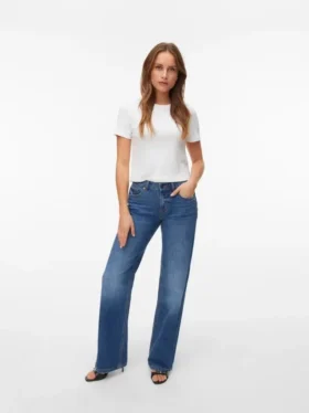 Vmasta jeans med lav talje og bootcut-pasform